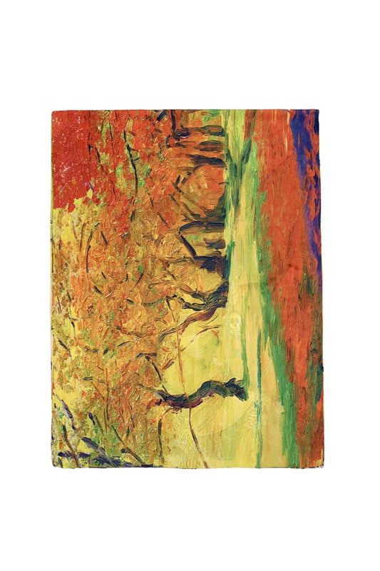 Frida Kahlo & Woodland Reversible Art Silk Scarf - FreeLife Miami